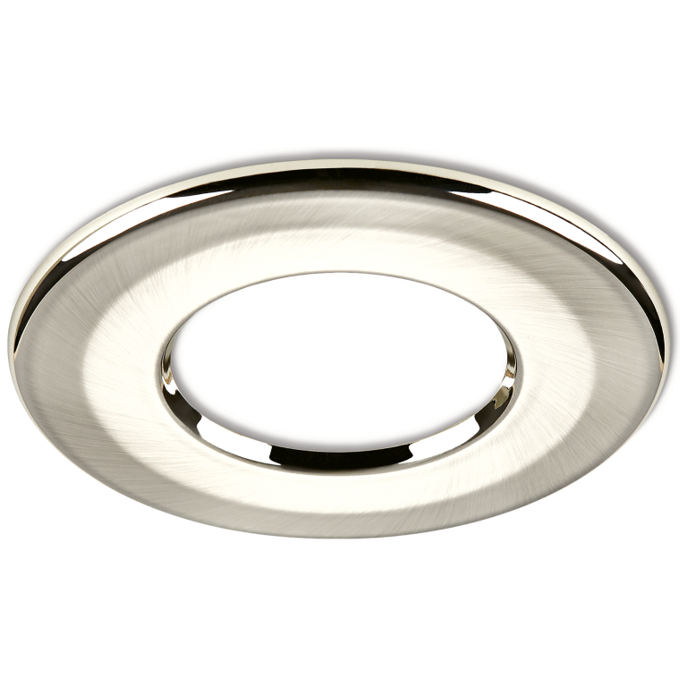 Twist and Lock Round Bezel for H2 Pro Downlight Brushed Steel