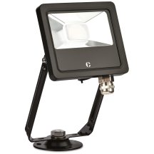 Collingwood 10W LED Tri-Colour Floodlight Black