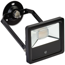 Collingwood 10W LED Tri-Colour Floodlight Black