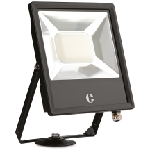 Collingwood 100W LED Tri-Colour Floodlight Black