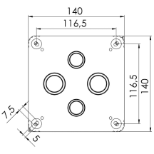 WISKA 60703 BOX 1010 5 G