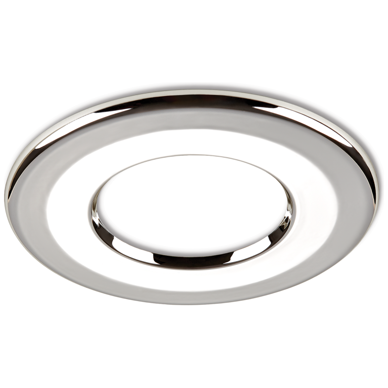 Twist and Lock Round Bezel for H2 Pro Downlight Chrome