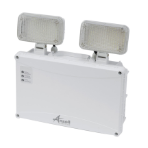 Ansell Owl IP66 3w Self Test Emergency High Output LED Twin Spot