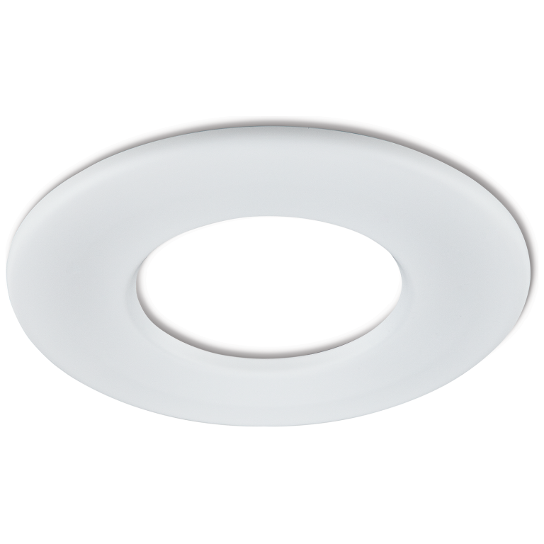 Twist and Lock Round Bezel for H2 Pro Downlight Matt White