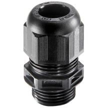 Wiska IP68 20mm Compression Gland - Black