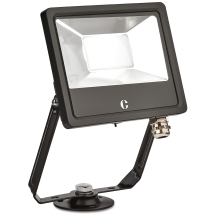 Collingwood 30W LED Tri-Colour Floodlight Black