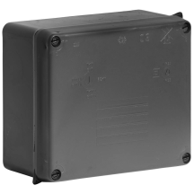 Wiska 160x145x84mm IP65 Adaptable Box - Black