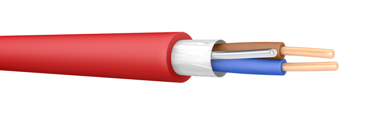 Prysmian FP2002C1.5 2 Core 1.5mm x 100m Fire Cable Available in Red