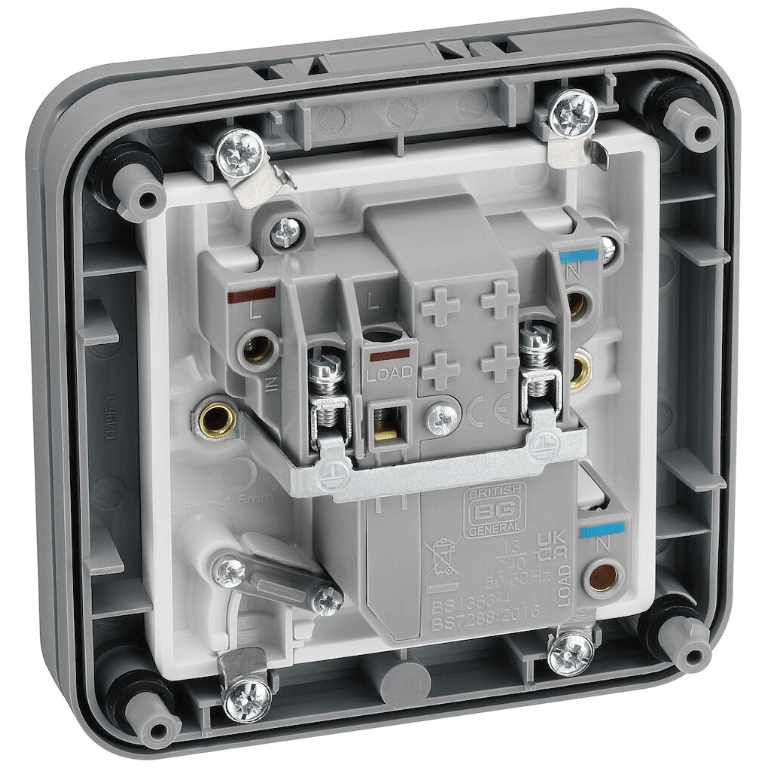 Nexus Storm Switch Fused Connection Unit with RCD Protection 13A