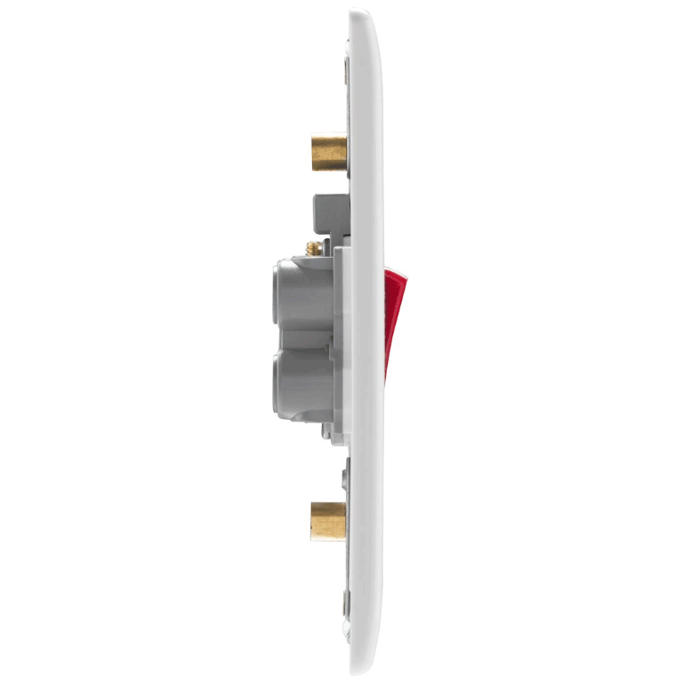 Control Switch 45A Double Pole With Neon Indicator