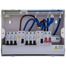 6W DUAL RCD CU + MCB'S