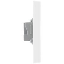 BG 900 Series 2A 1 Gang Unswitched Socket White