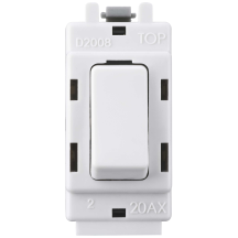 20A DP GRID SWITCH WHI