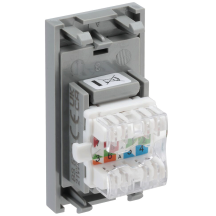 RJ45 CAT6 DATA MOD GREY