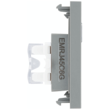 RJ45 CAT6 DATA MOD GREY