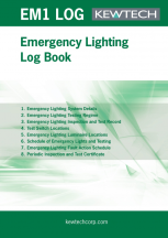 Log Book Emergency Lighting A4 Green