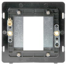 Module Interior 2 Gang 4 Media Black