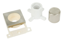 Click MiniGrid Dimmer Module Mounting Kit - Satin Chrome