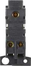 Click MiniGrid 10a 2 Way Switch Module - Black Nickel