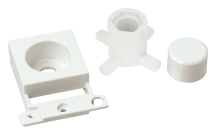 Click MiniGrid Dimmer Module Mounting Kit - White