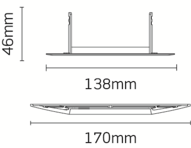 V50 CONVERTER PLATE CHROME