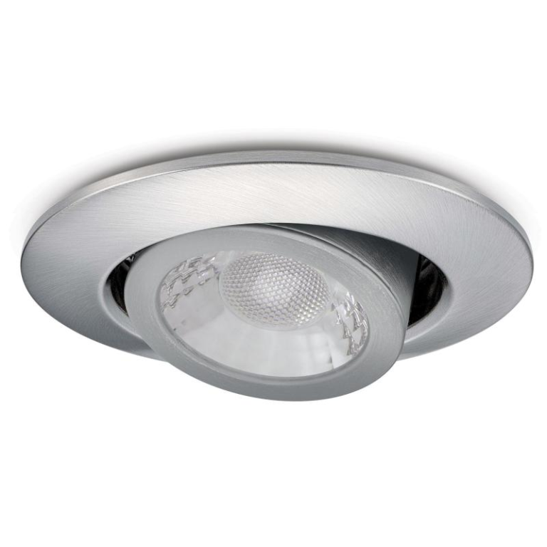 V50 FIRE RATED DOWNLIGHT TILTABLE 7.5W CCT BRUSHED NICKEL
