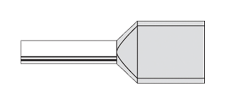 Termtech 2X2.5BLF Twin Ferrule 2x2.5mm