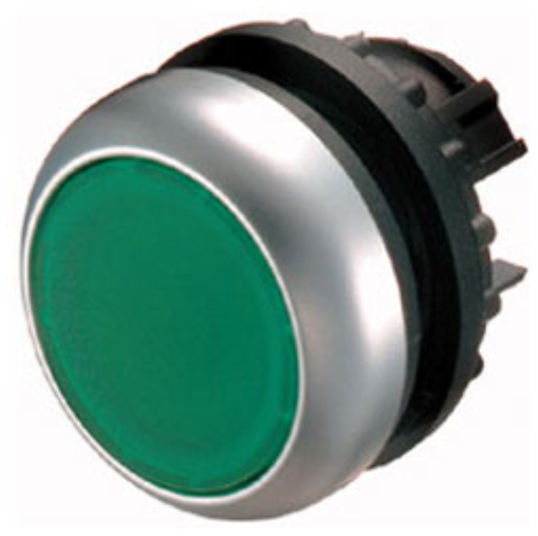 Pushbutton Flush Green