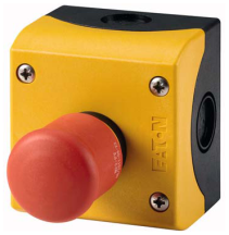 Housing, Controlled stop pushbuttons/emergency-stop buttons, Mushroom-shaped, 38 mm, Non-illuminated, Pull-to-release function, 2 NC, Screw connection