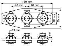 Walraven BIS RapidRail X Connector