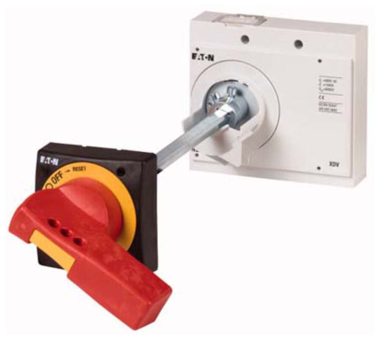 Rotary Handle Red/Yellow Door Mounting