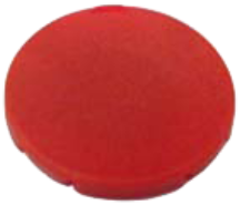 Button Plate Flush Red