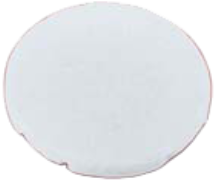 Button Plate Flush White