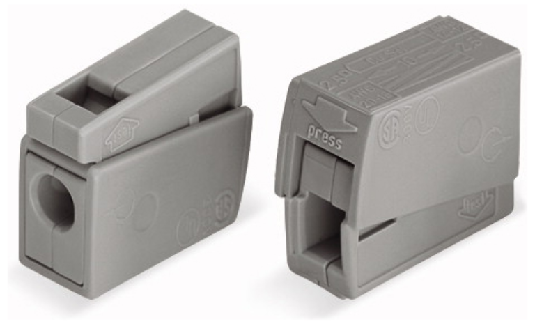 Wago 224-101 Lighting Connector Grey