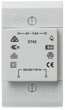 BELL TRANSFORMER 8V .5A