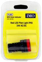 PILOT LAMP RED 24V AC/DC