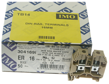 TERM BLOCK 16M DIN RAIL