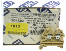 TERM FEED THRO DIN RAIL