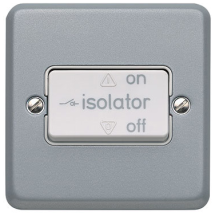 Isolator Triple Pole Fan Switch Lock+Padlock 32A Aluminium