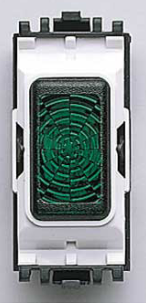 Grid Neon Indicator Green 21-36V White Inserts