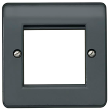 2 MODULE GRID PLATE GRA