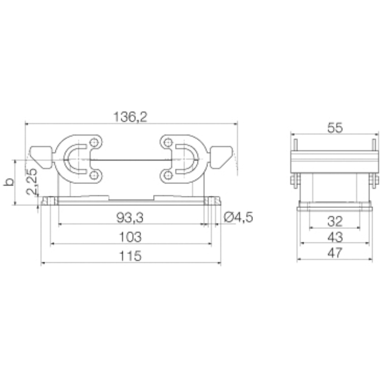 16 Pin Open Housing 