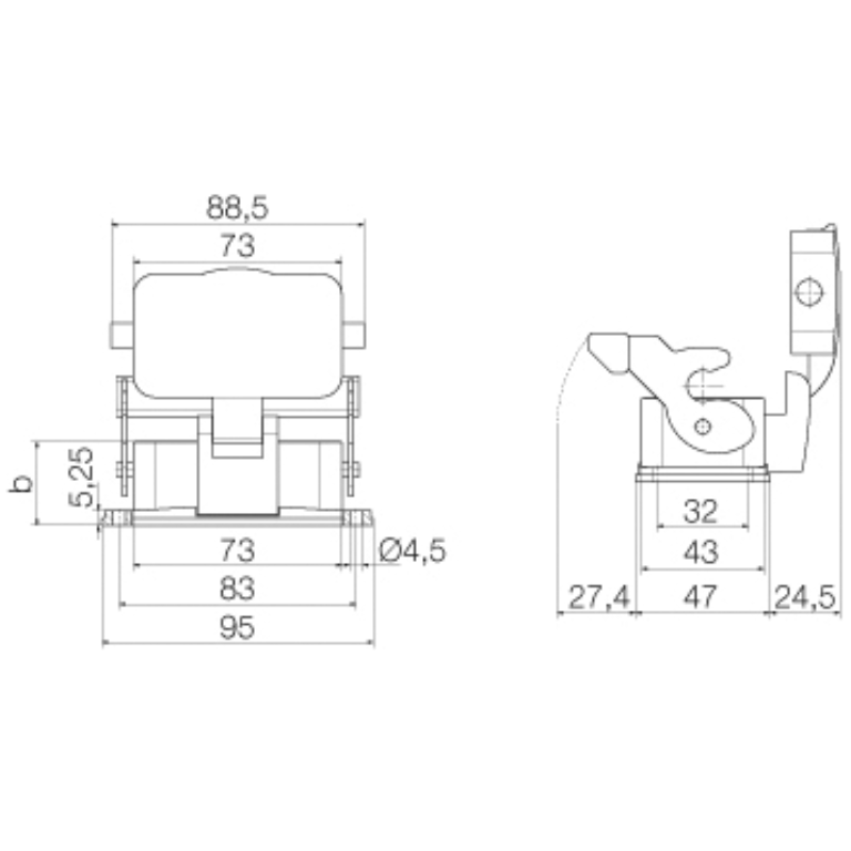 10 Pin Open Housing 