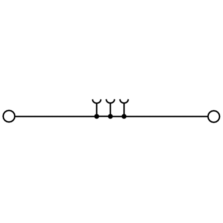 Feed Through Terminal WDU 2.5 BL