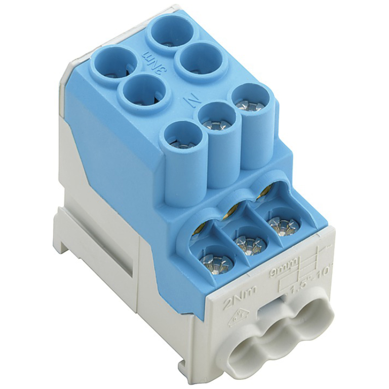 Distribution Block WPD 100 Blue