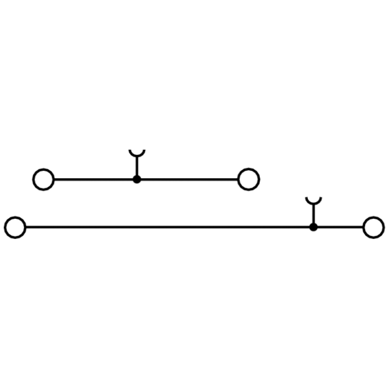 Feed Through Terminal Double Tier WDK 2.5