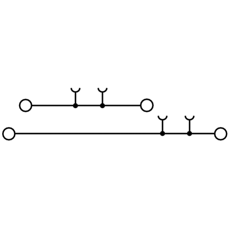 Feed Through Terminal Double Tier WDK 2.5 ZQV