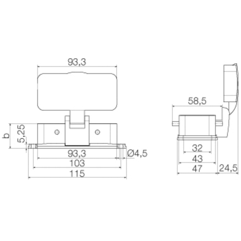 16 Pin Housing Complete with Cover