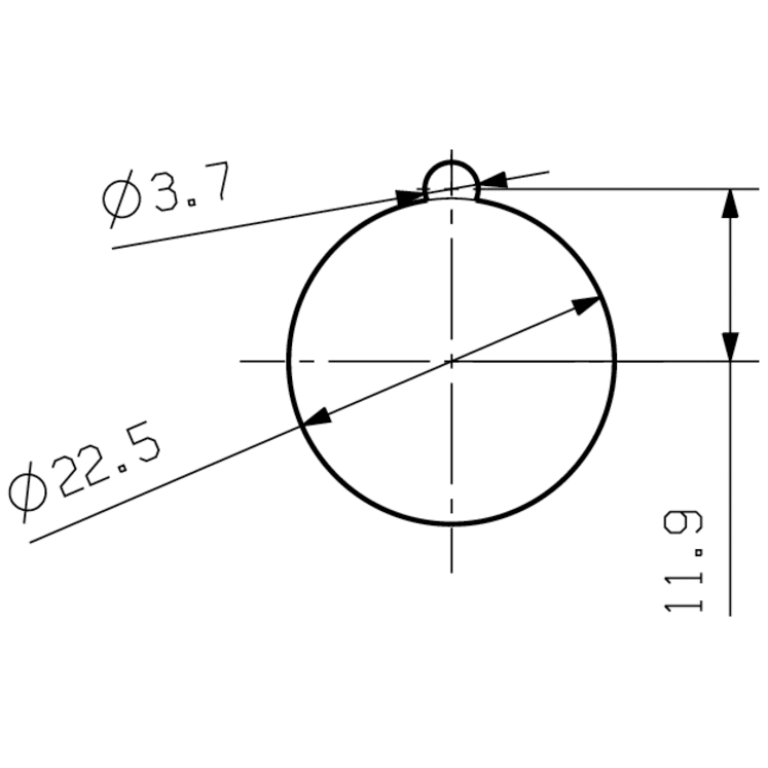 Micro RJ45 Coupling IE-FCM-RJ45-C 22.5mm Black