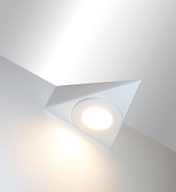 Eterna 1.7W LED TRIANGLE or Surface Cabinet Light WHITE 3000K